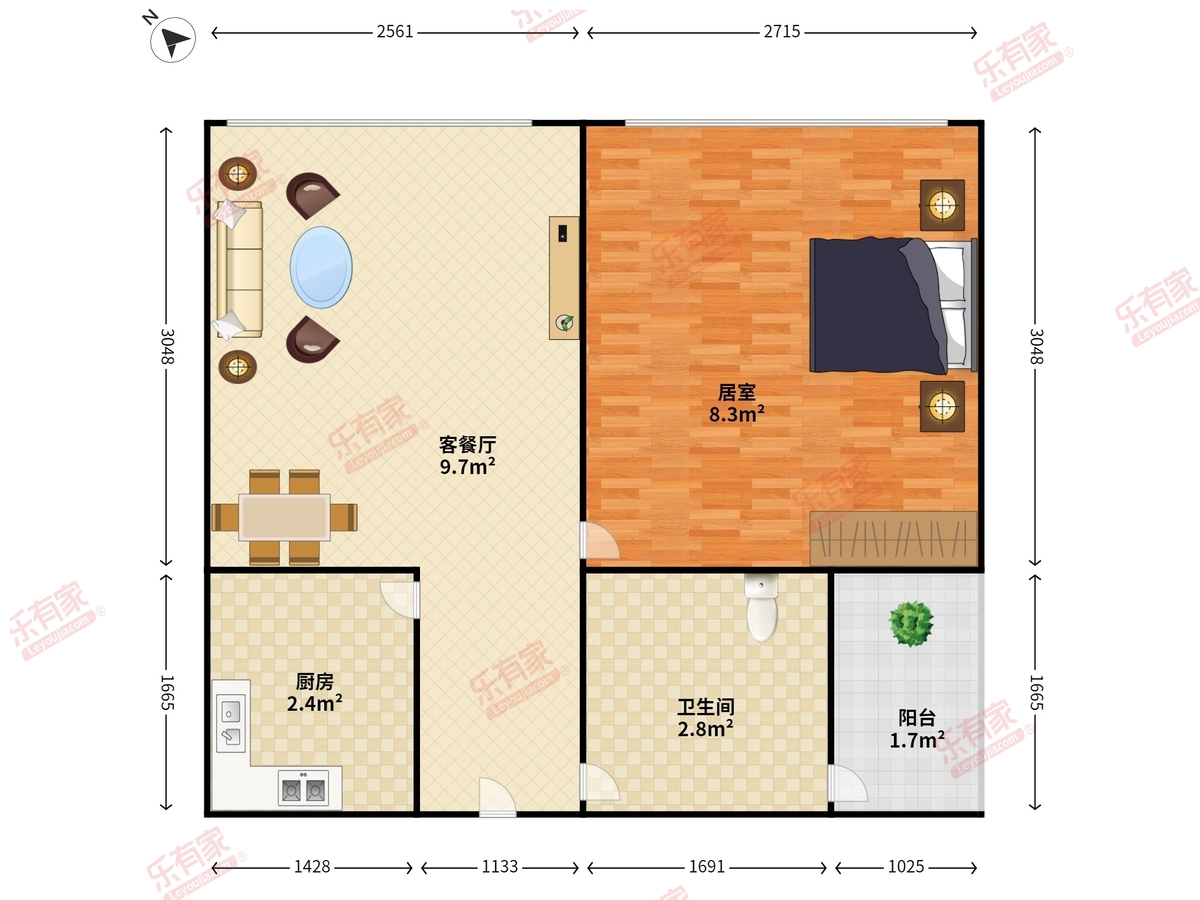 德意名居户型图