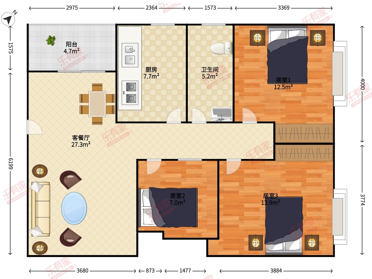 假日豪庭户型图