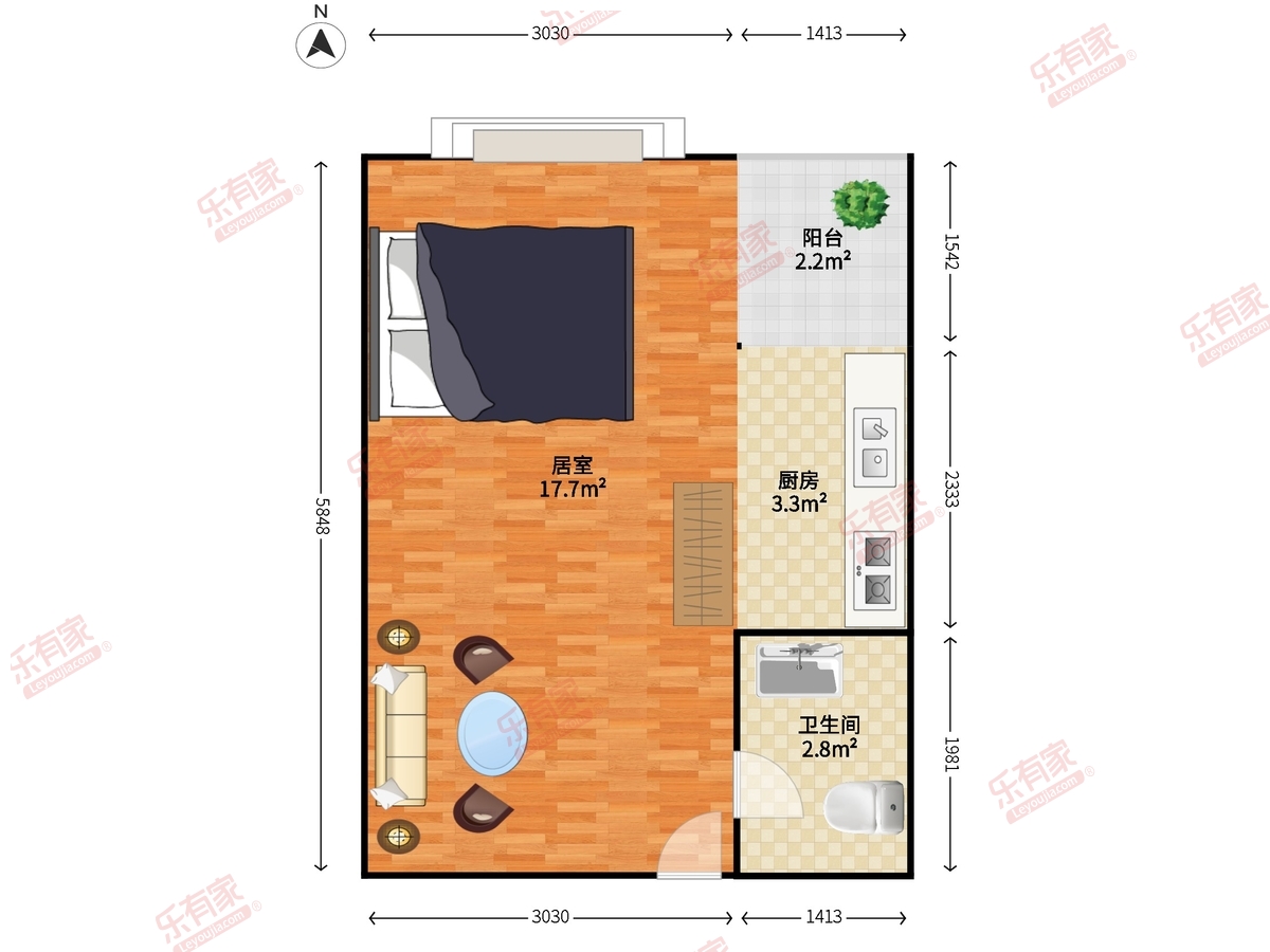 金茂礼都户型图