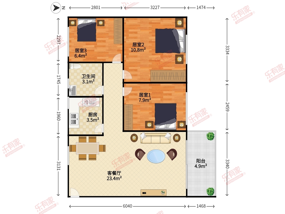丽港湾户型图