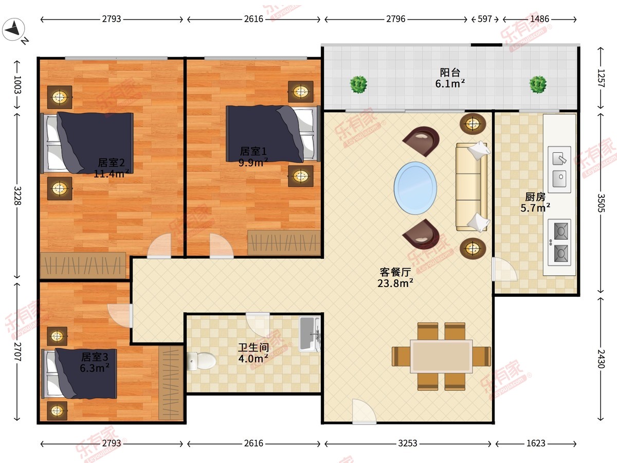 都汇大厦户型图