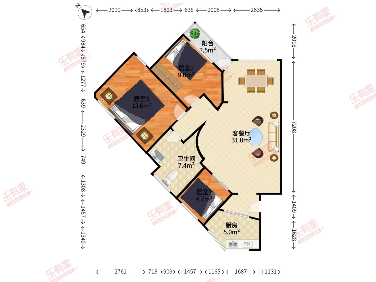 外贸大院户型图