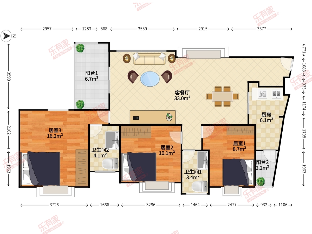 东逸华庭户型图