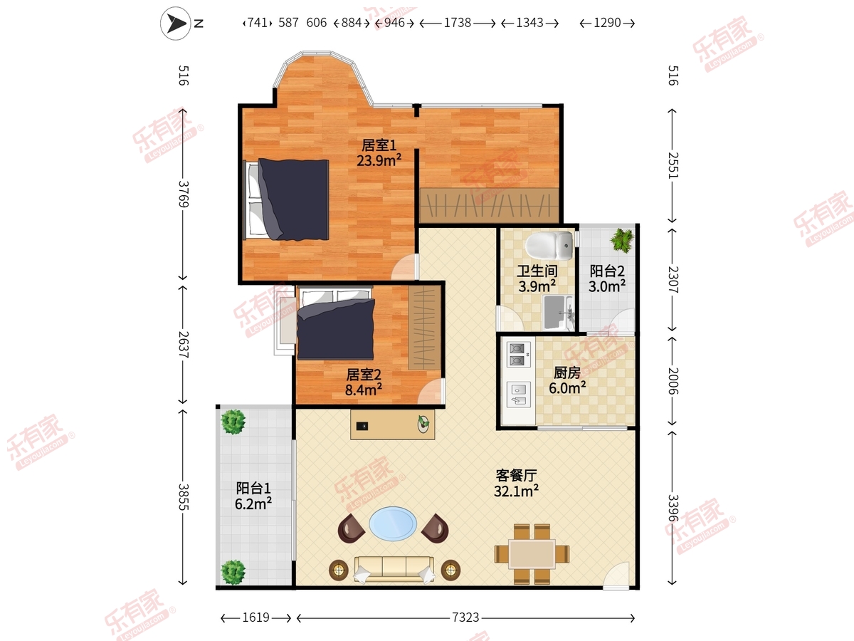 中港华庭户型图