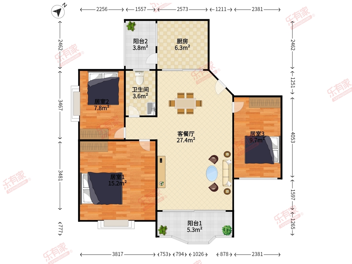 宝雅花园户型图