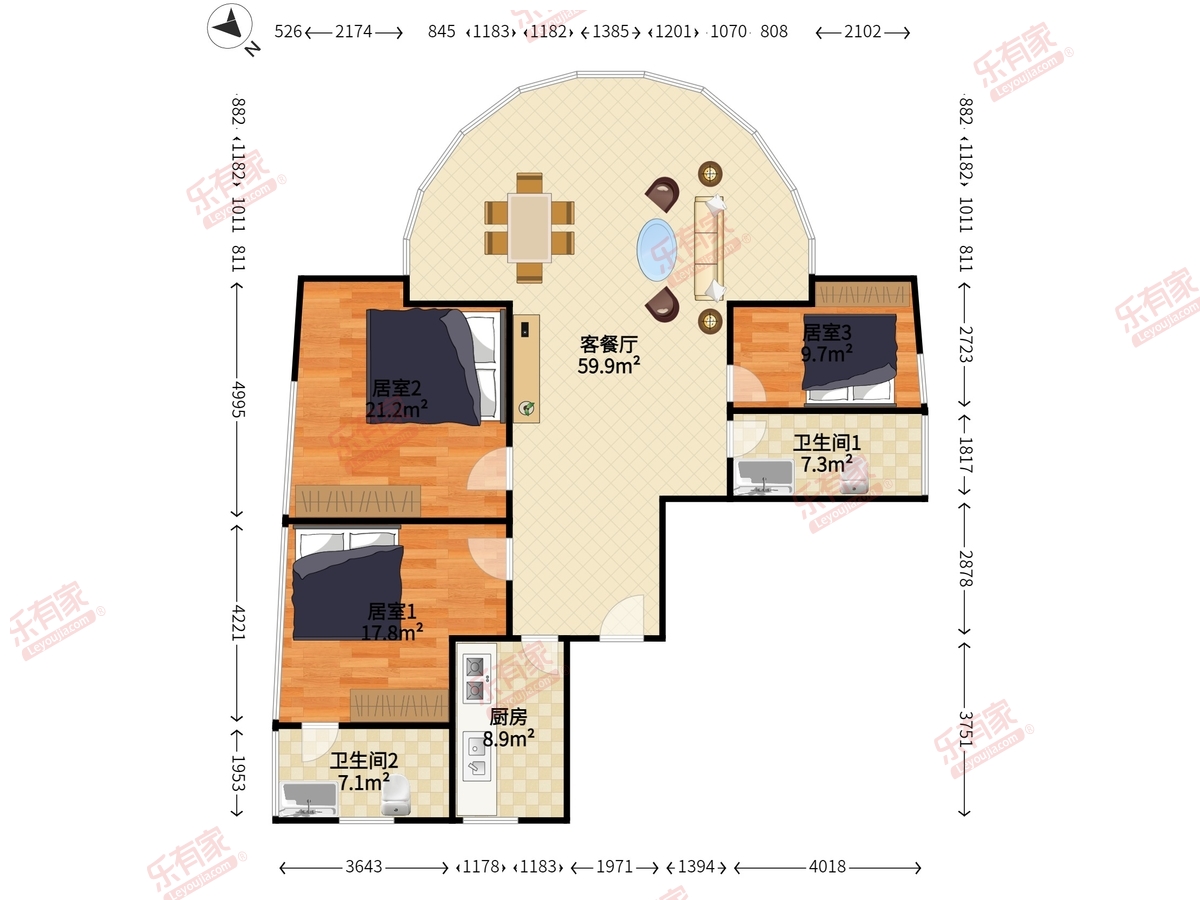 信兴广场附楼户型图