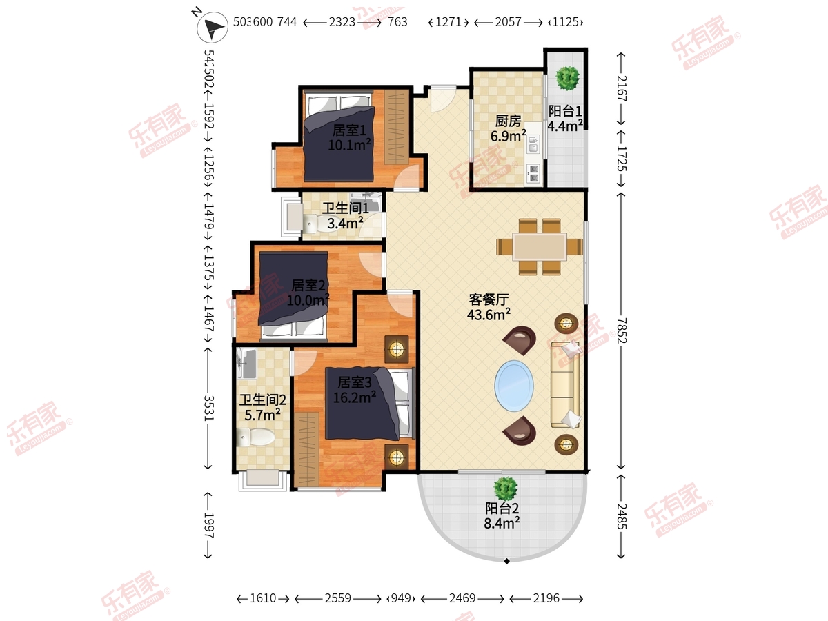 云顶翠峰三期户型图