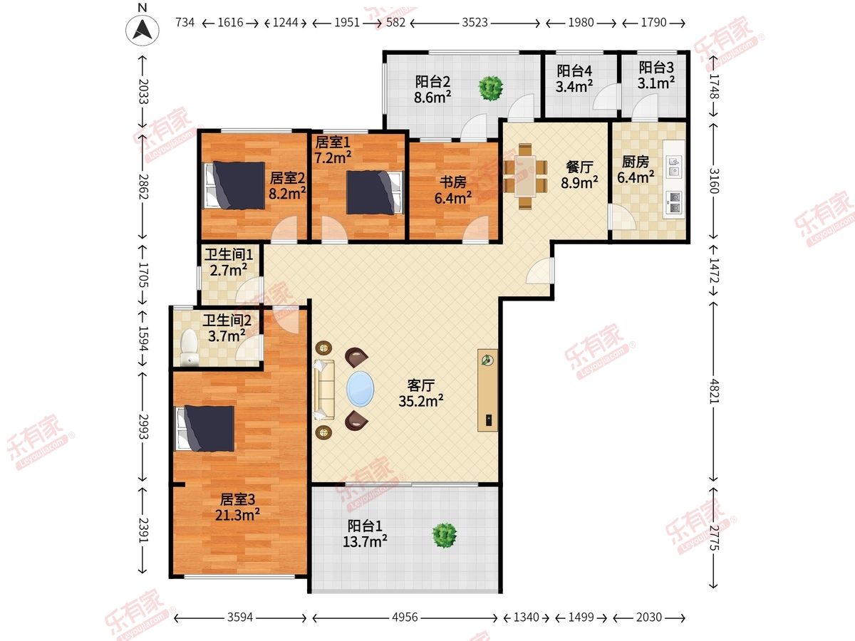 金地梅陇镇三期户型图