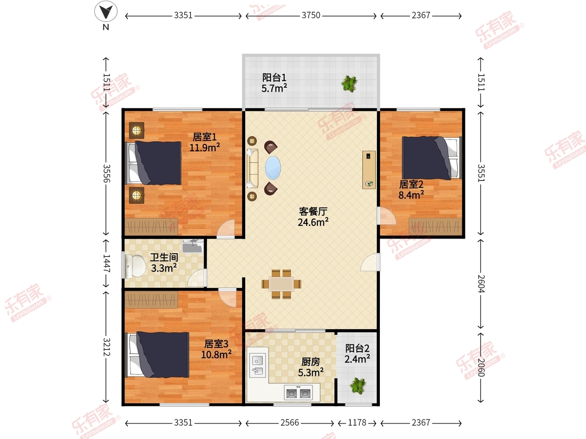 锦林新居户型图