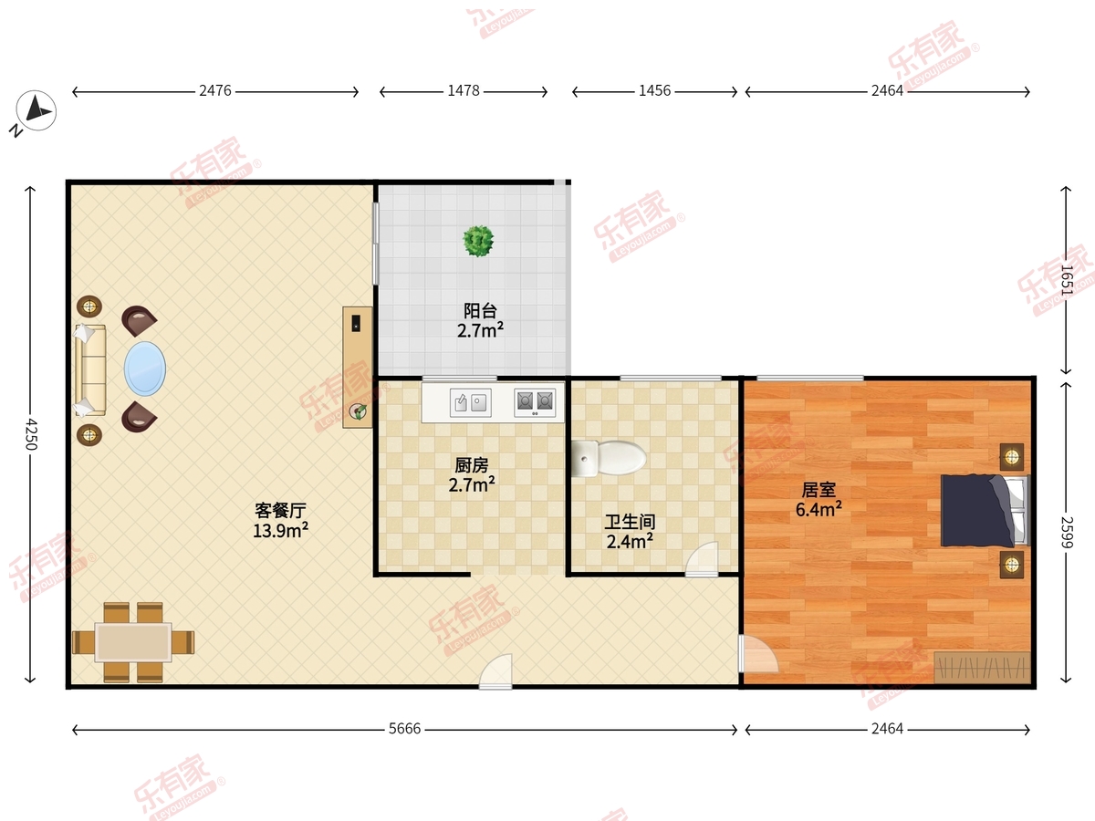 金园花园户型图