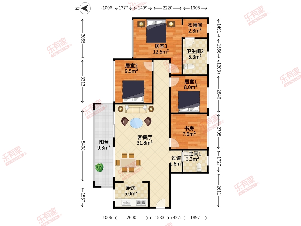 仁恒峦山美地花园户型图