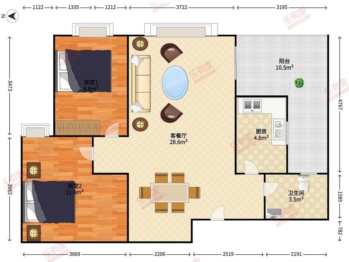 花千树户型图