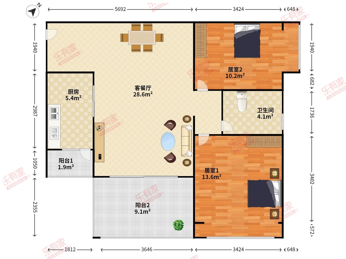 新世界倚山花园三期户型图