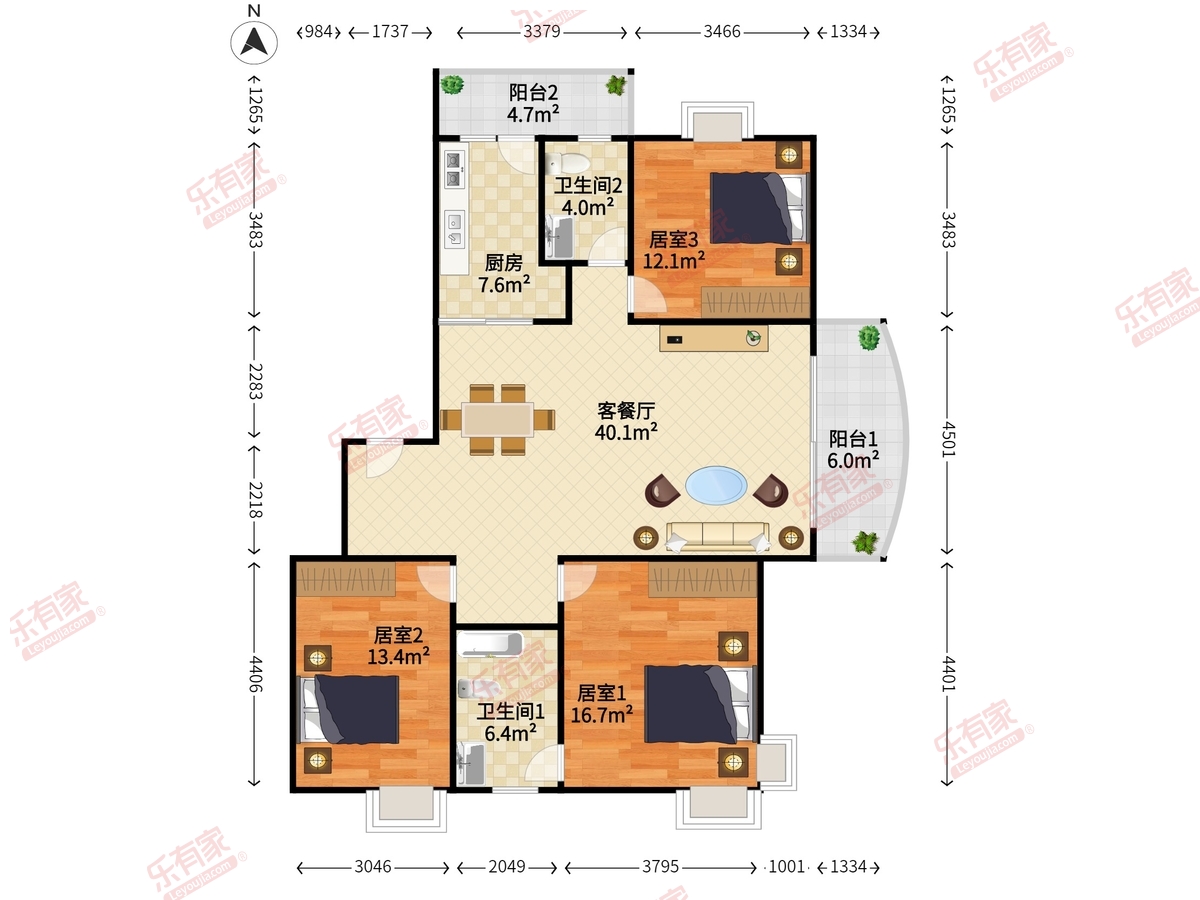 颐和山庄户型图