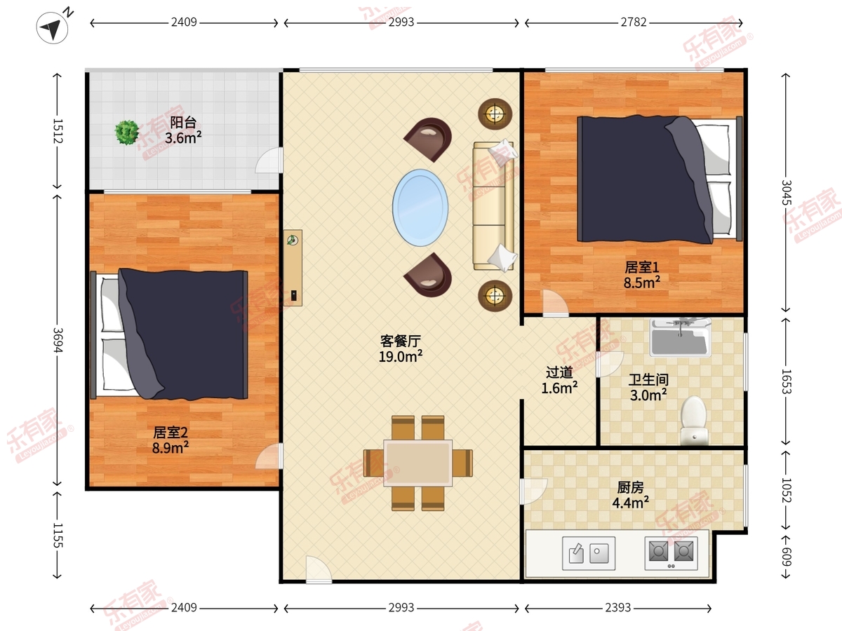 万科公园里三期户型图