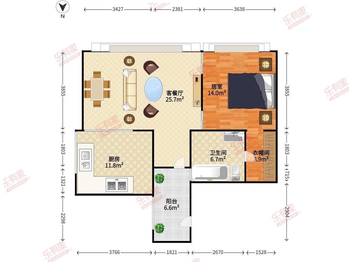 华润悦府二期户型图