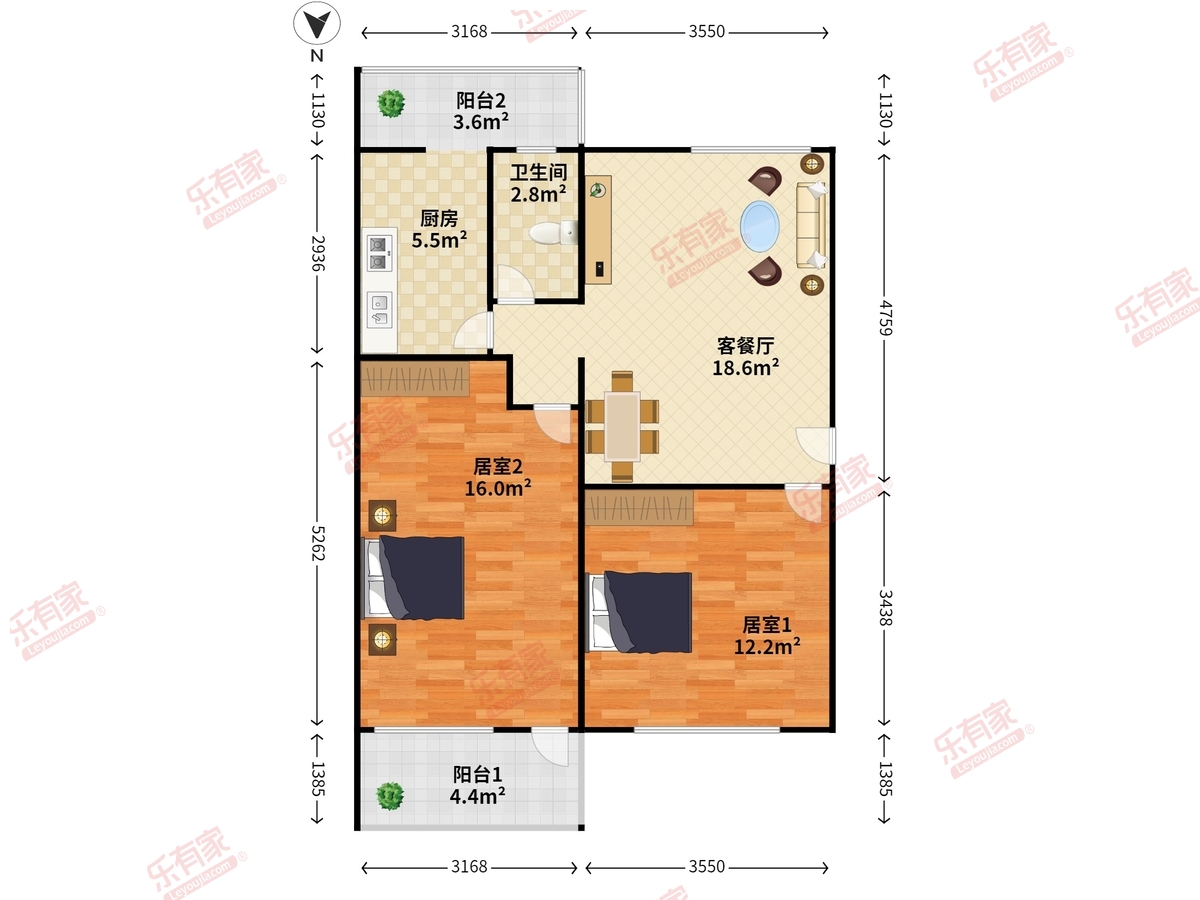 通新岭户型图