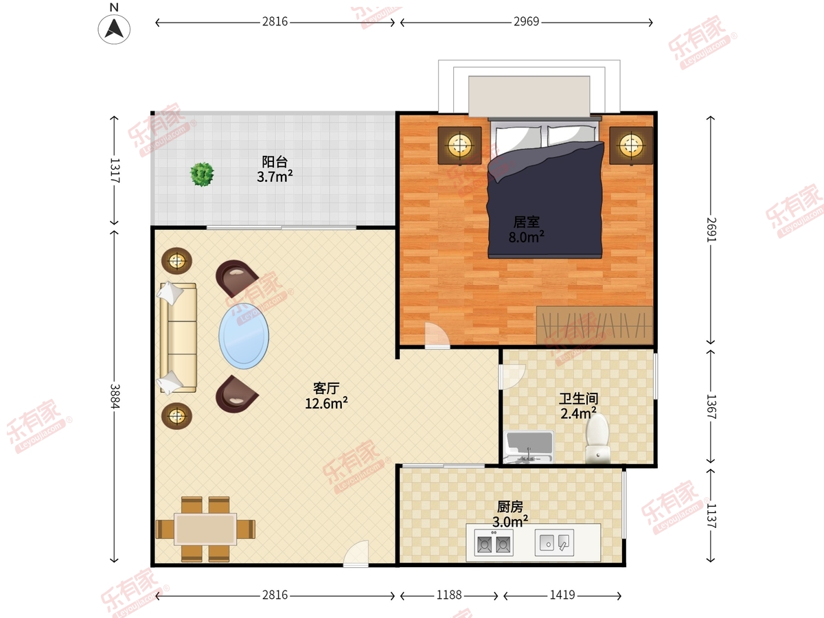 恒丰润畔山名居户型图