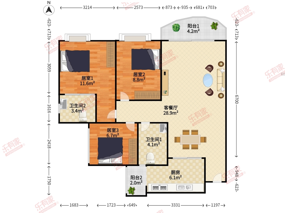仙桐御景户型图