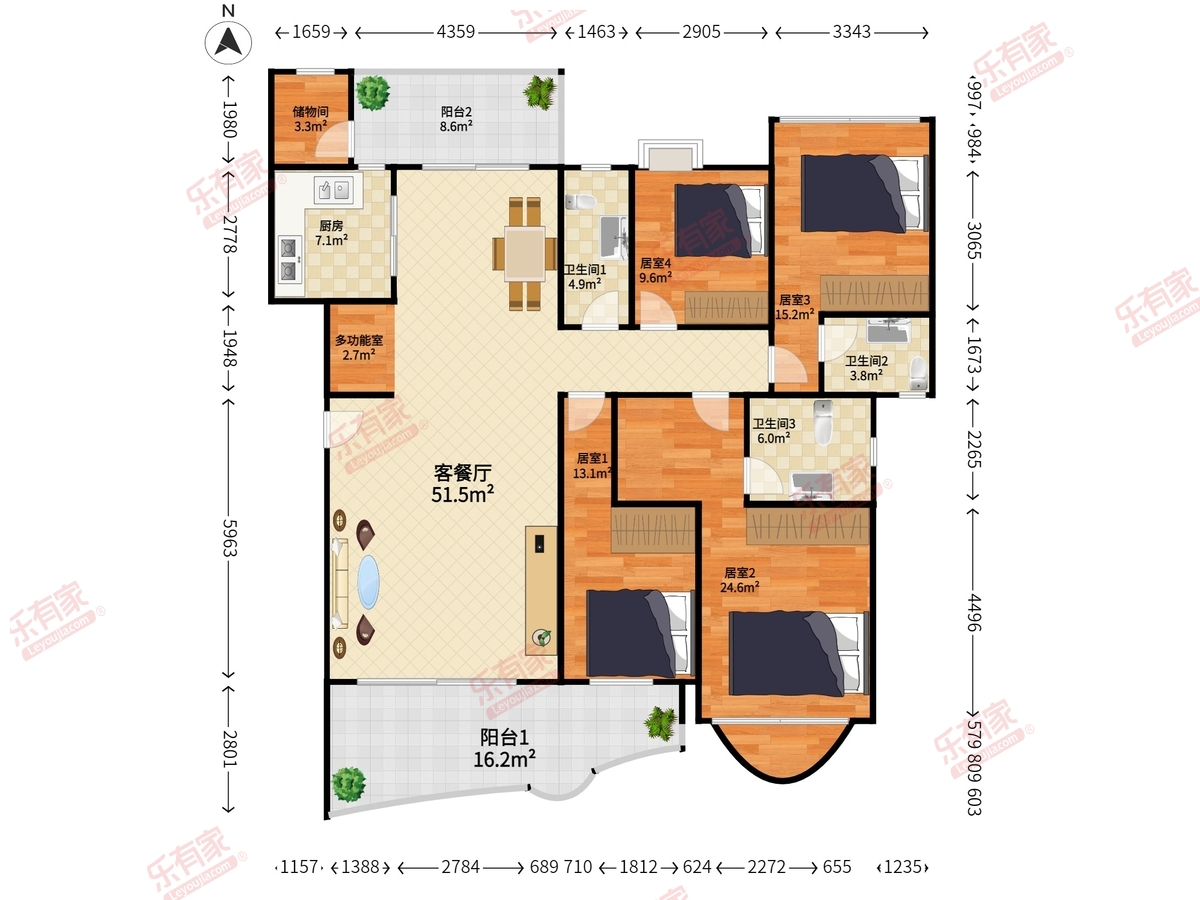 合生帝景苑户型图