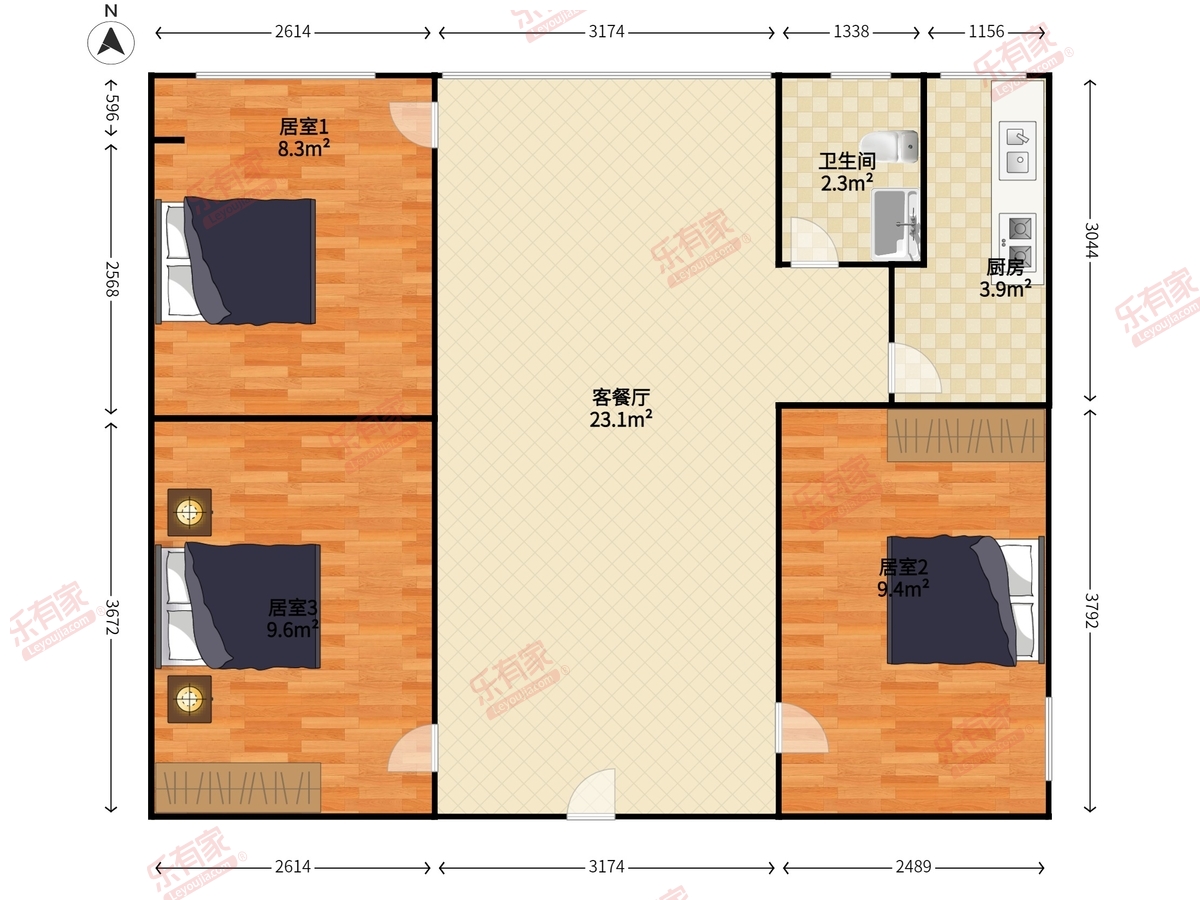 蛇口商乐街户型图