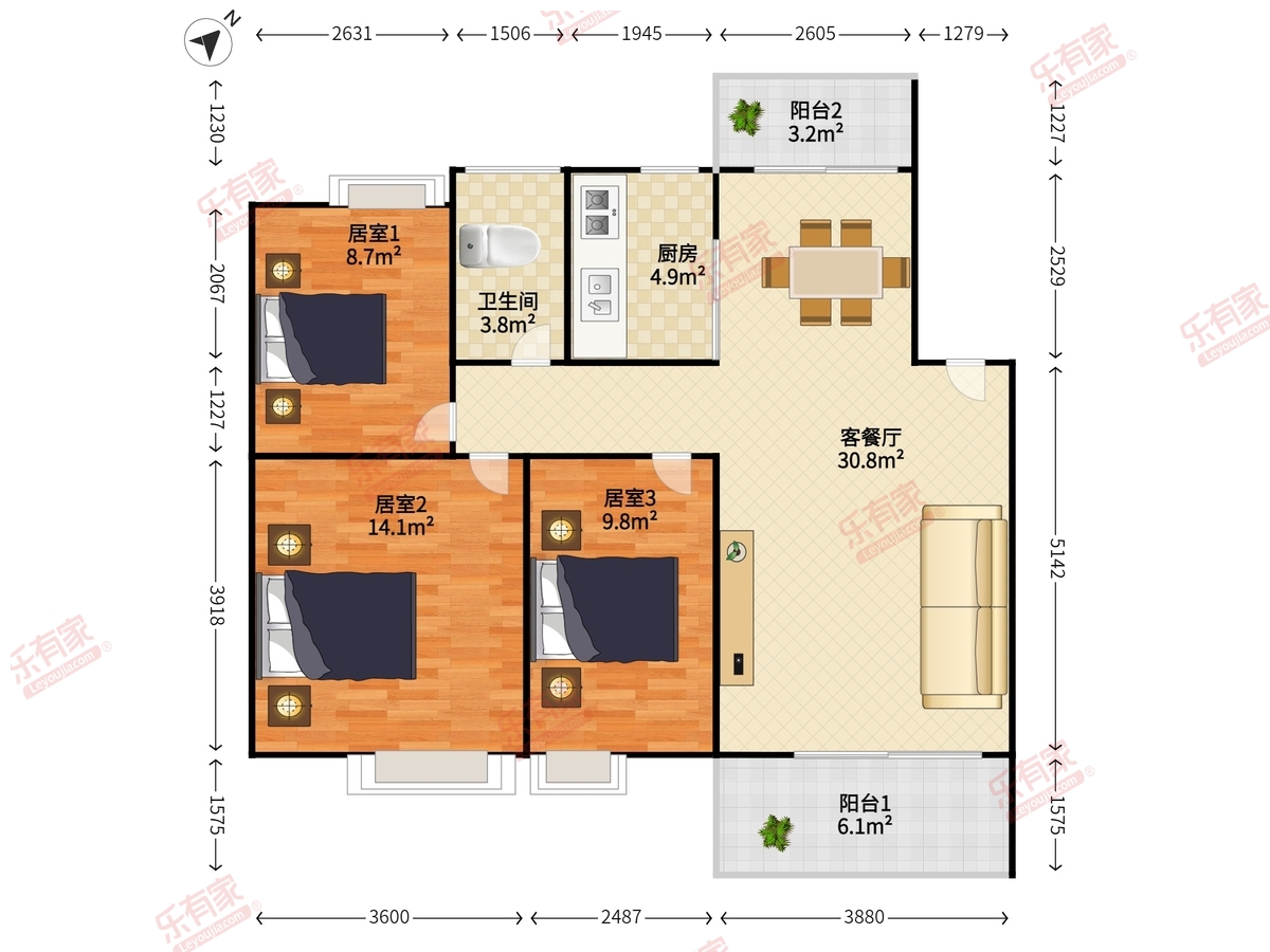 优品建筑户型图