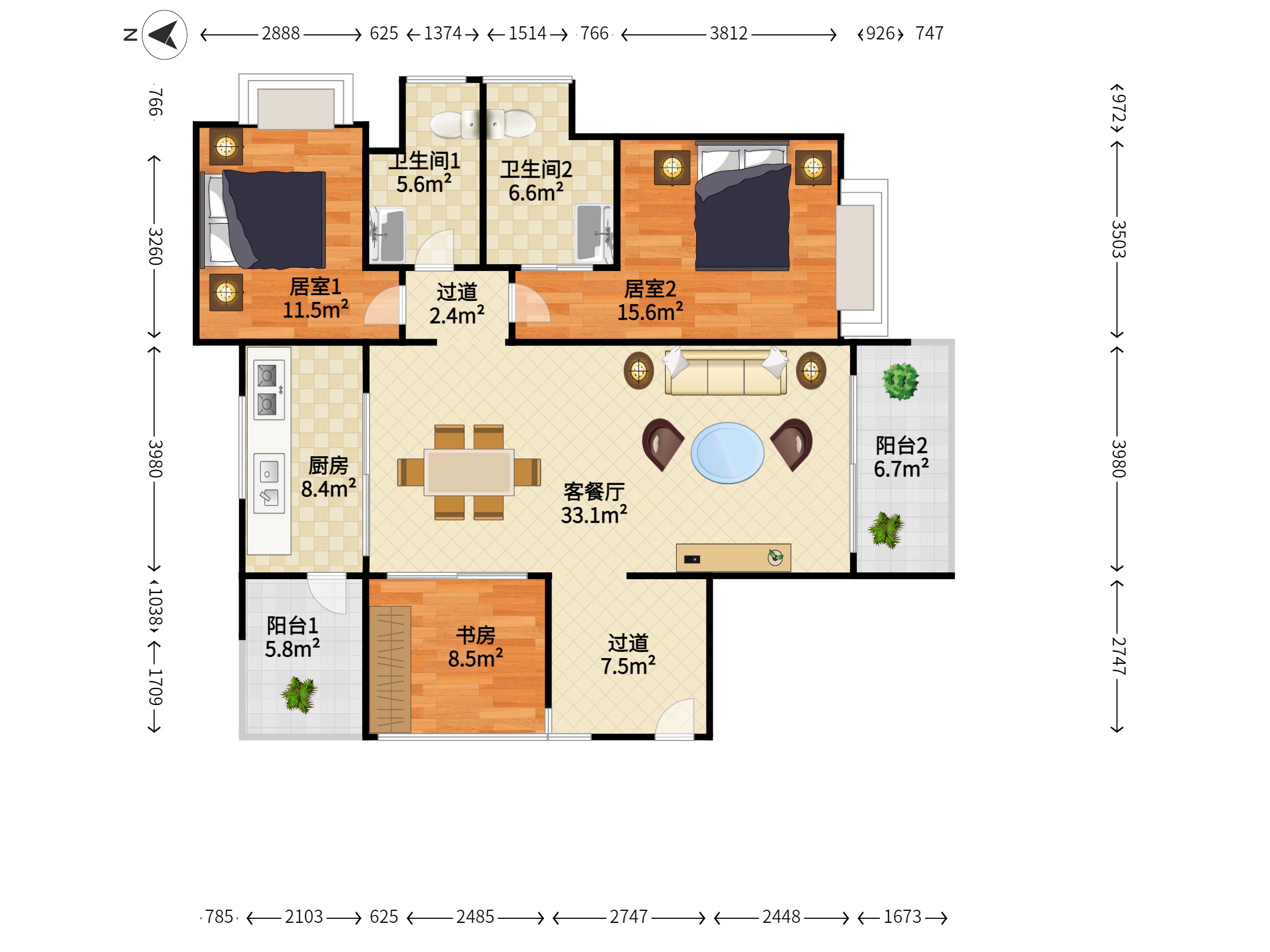 半岛城邦四期大三房两卫，装修非常好，看海景