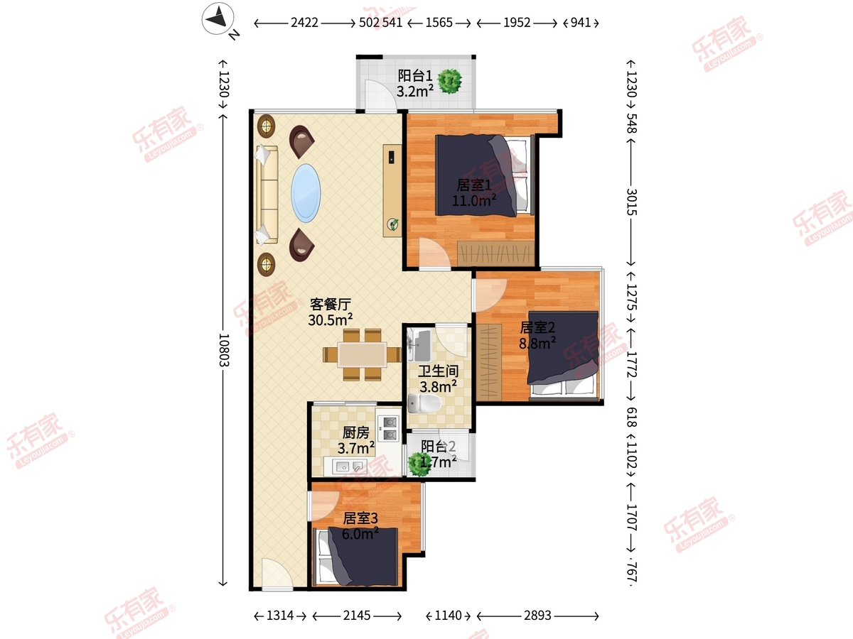 信义金御半山三期户型图