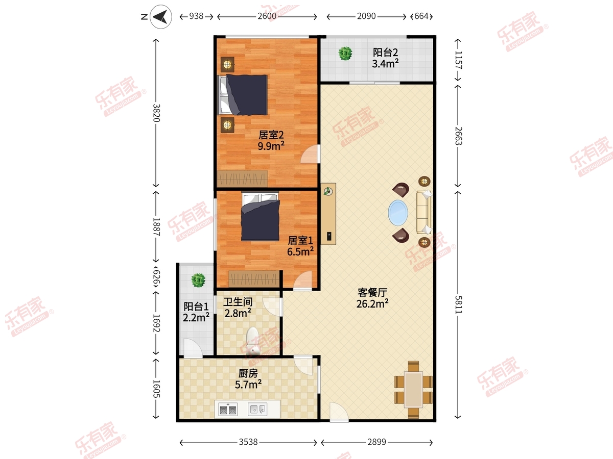 沙河世纪假日广场户型图