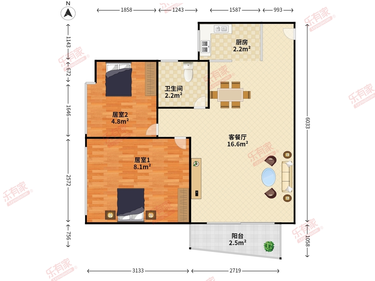 蓝田壹站华苑户型图