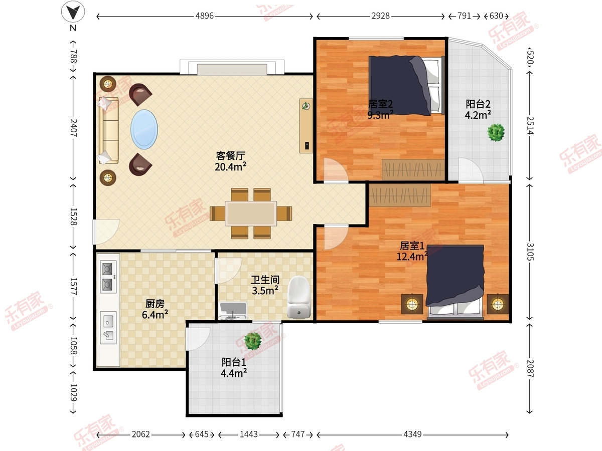 福德阁户型图