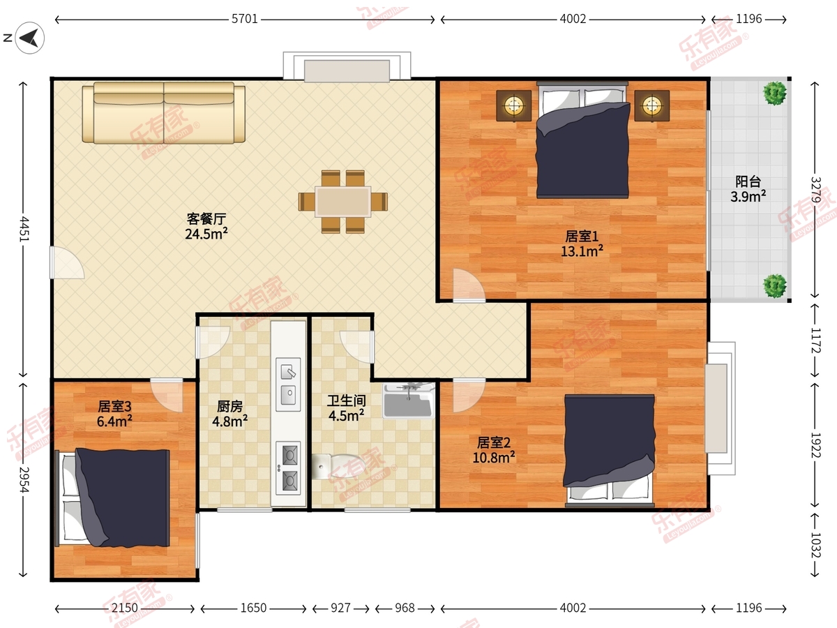 万象新园户型图