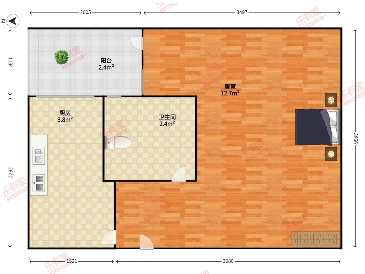 TCL雅馨居户型图