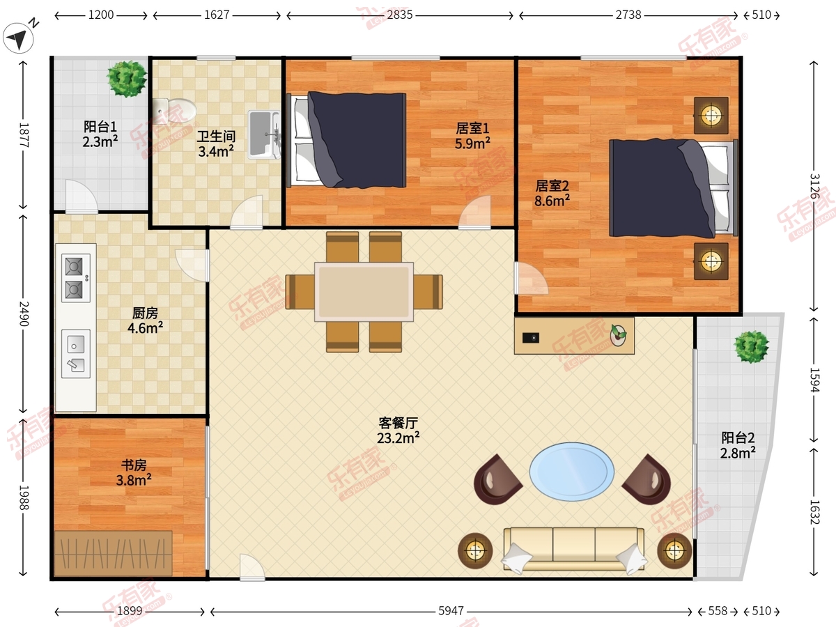 景雅居 商铺 3㎡-深圳景雅居租房