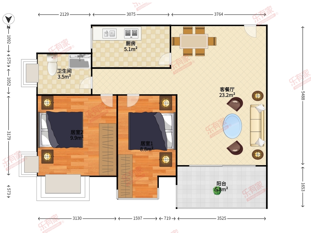 星河华居户型图