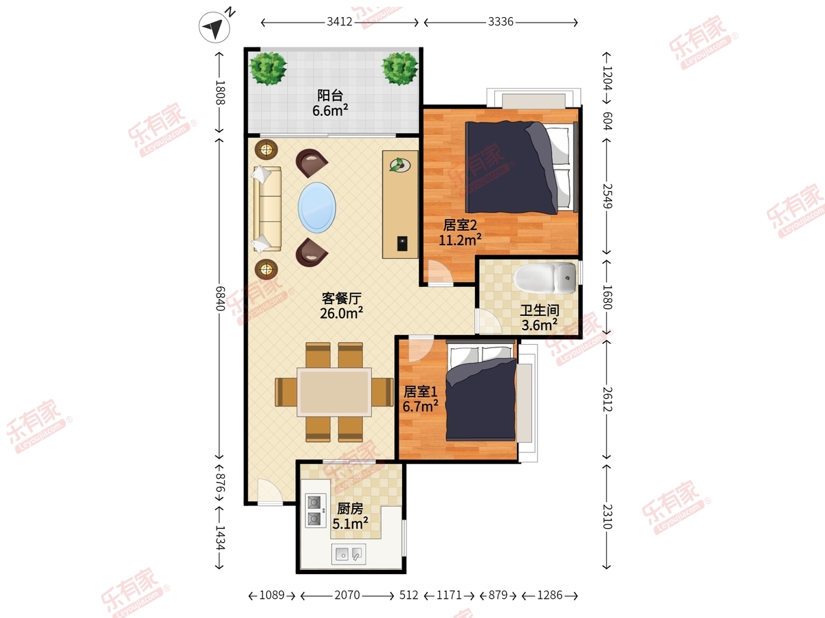 新出房源，凤凰楼层南向三房，厅出阳台带入户花园，送40万精装