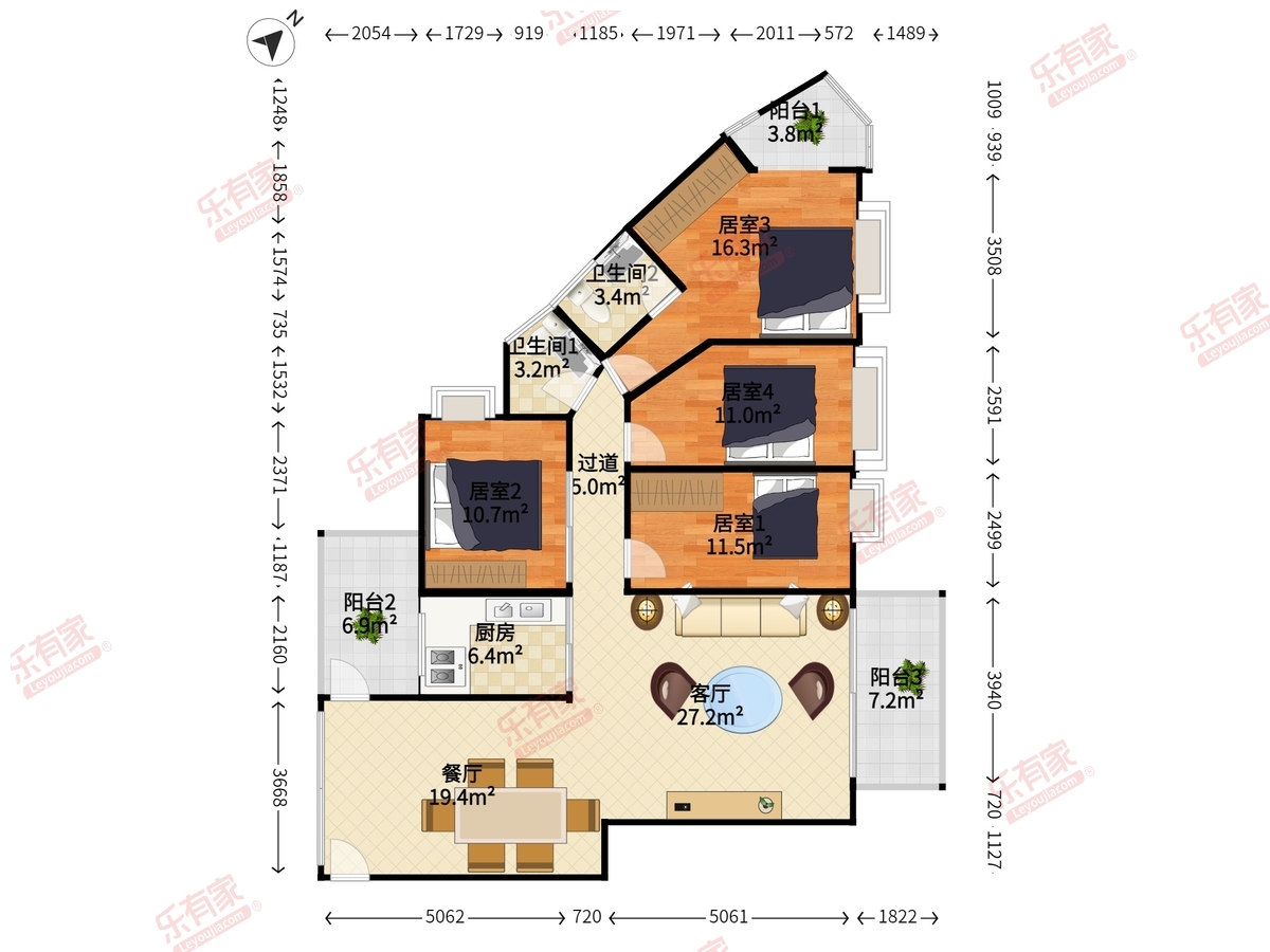 优品建筑户型图