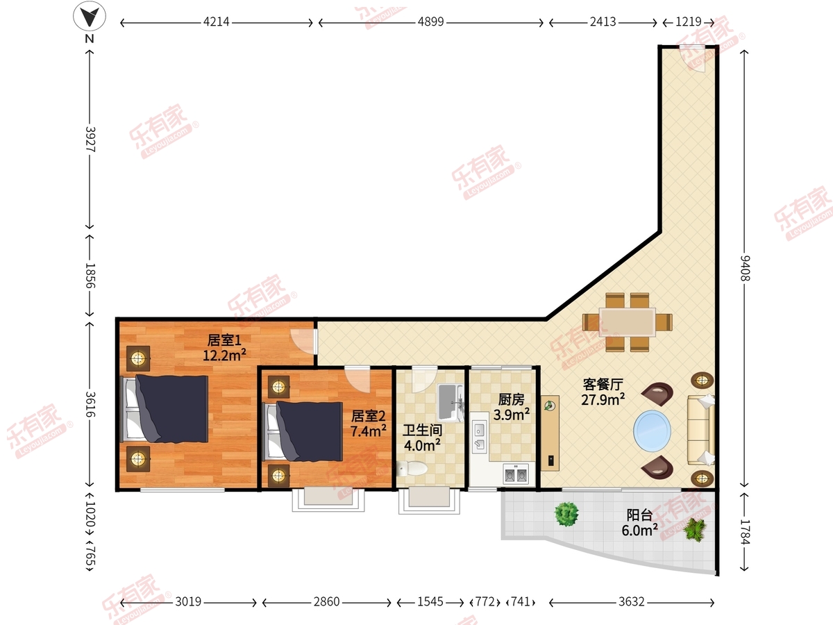 汇鑫一期户型图