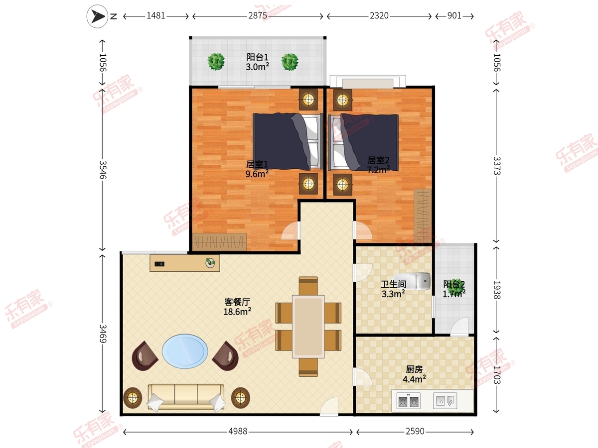 华富大厦（福田）户型图