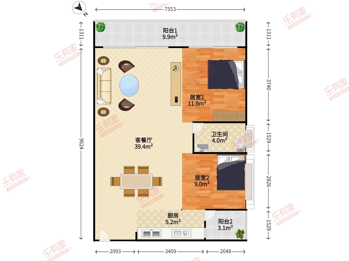 紫岭国际2期户型图