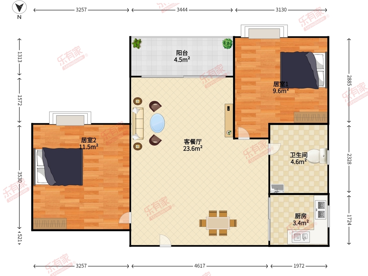 紫光名苑户型图