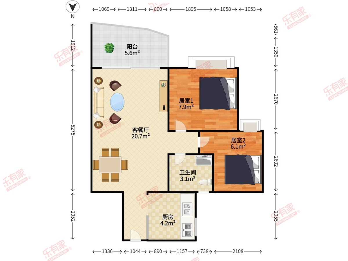 香蜜湖豪庭户型图