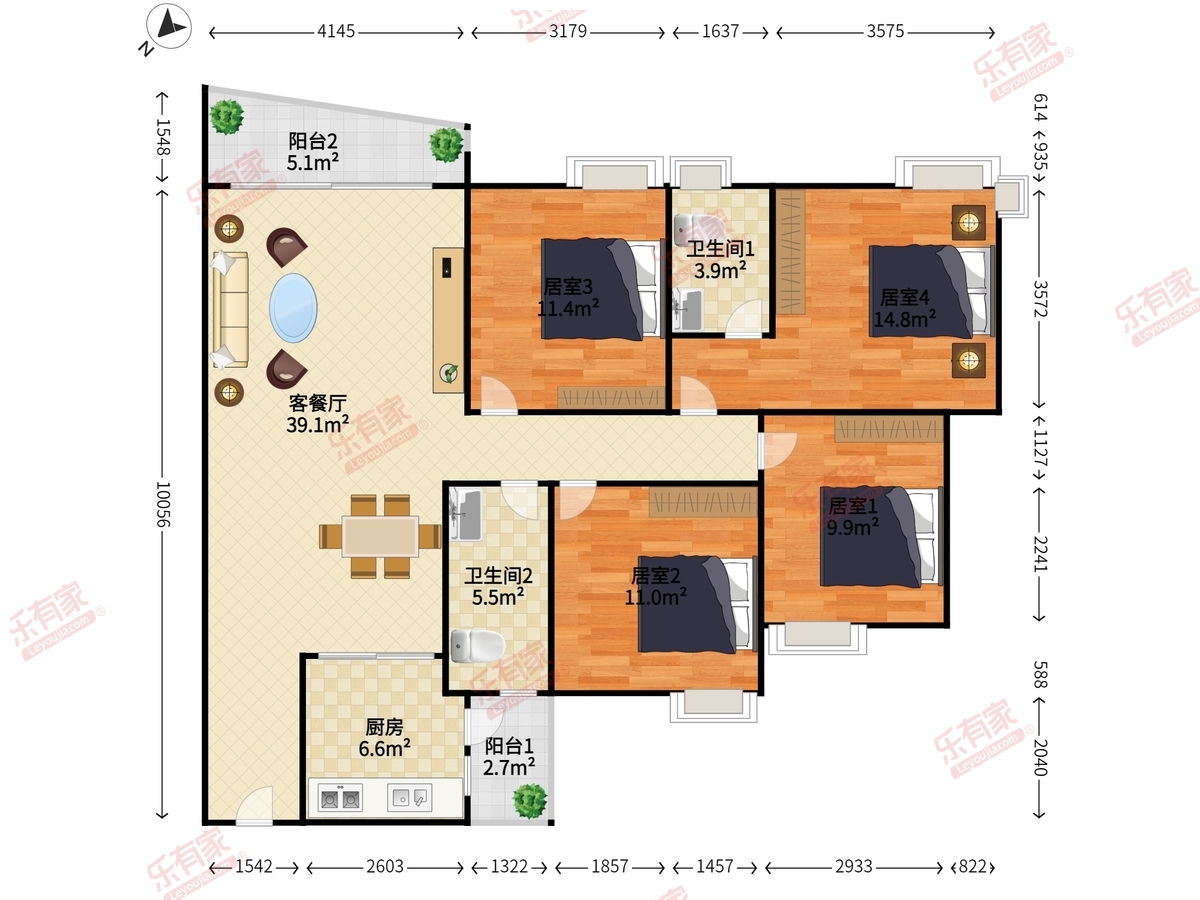 叠翠新峰二期户型图