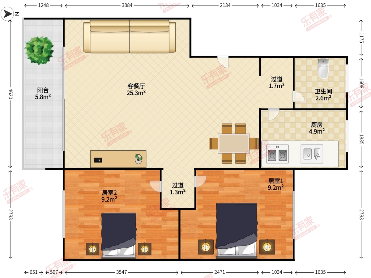 龙园山庄户型图