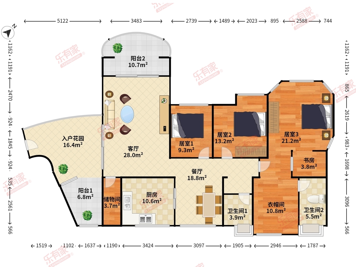 幸福海岸二期户型图