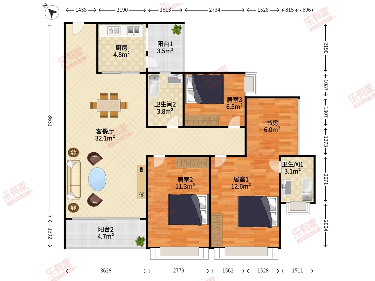 安宏基天曜广场户型图
