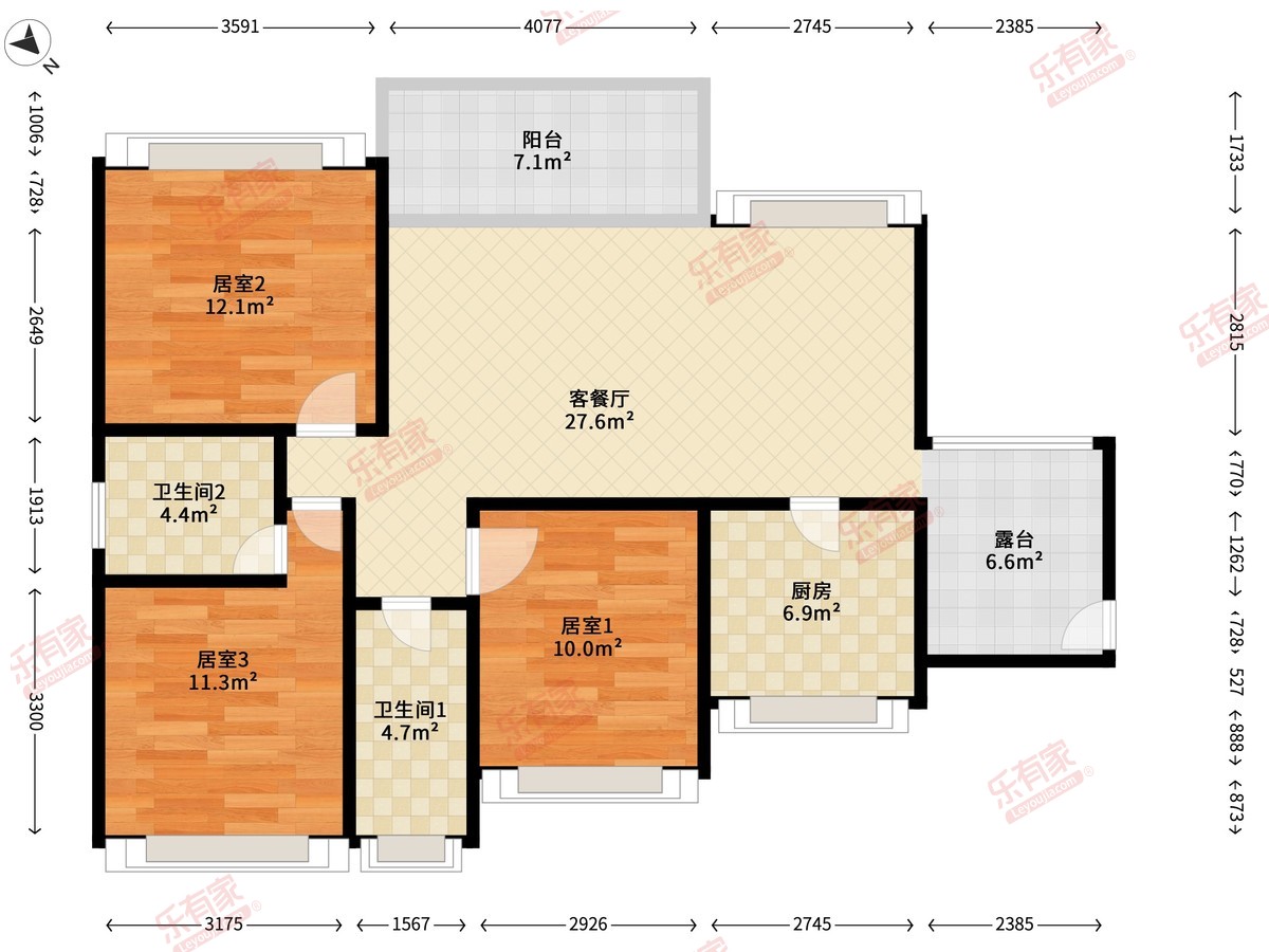 东方雅居户型图