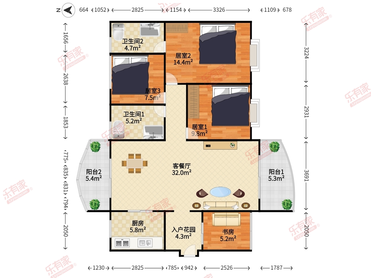 星河山海湾（住宅）户型图