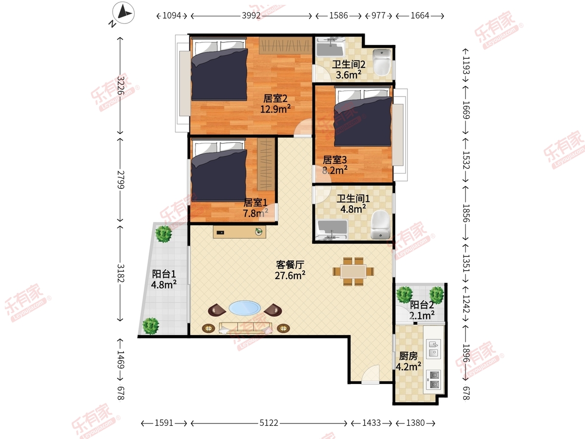 碧桂园天玺湾户型图