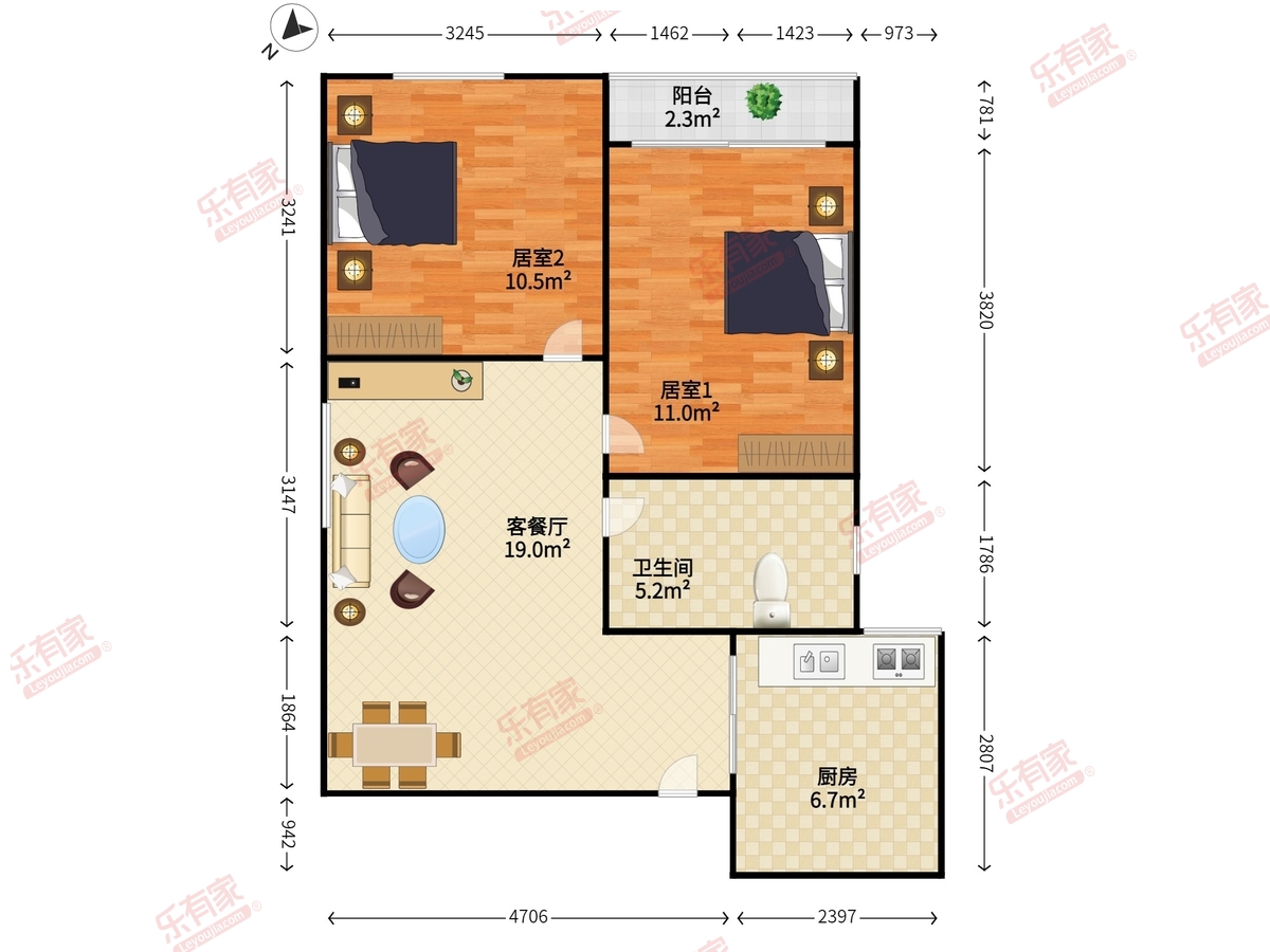 赛格景苑户型图